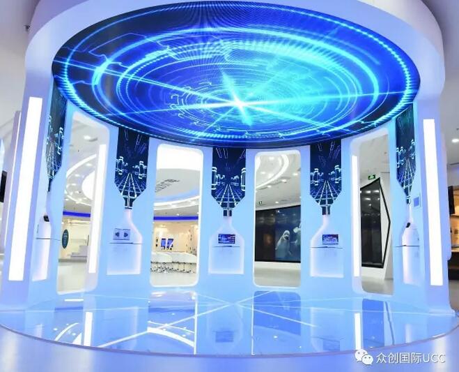 展廳設(shè)計(jì) 眾創(chuàng)展廳設(shè)計(jì)案例—北方廣電網(wǎng)絡(luò)研發(fā)中心(圖1)